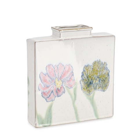 VASO SKETCHY RETT BIANCO H26,5